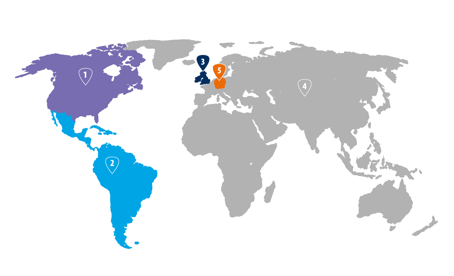 world-map LiquiBand wound closure regions